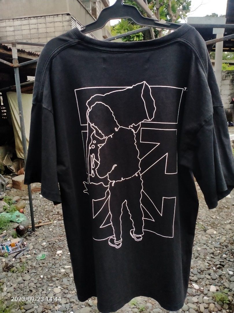 Off white shirt tags sales