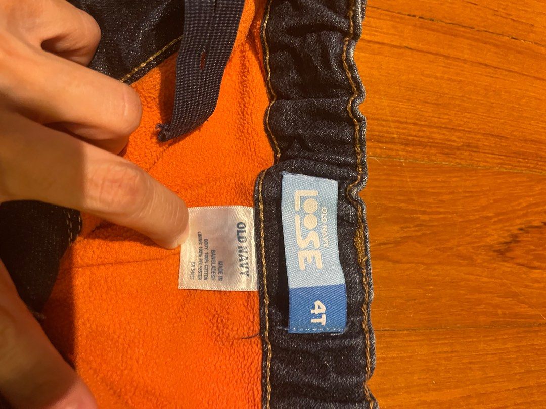 Old Navy fleece lined jeans 4T Babies Kids Babies Kids