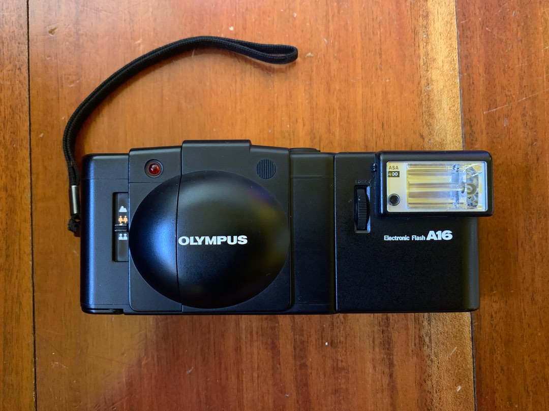 OLYMPUS XA2 with A16 FLASH Film Camera, Photography, Cameras on Carousell