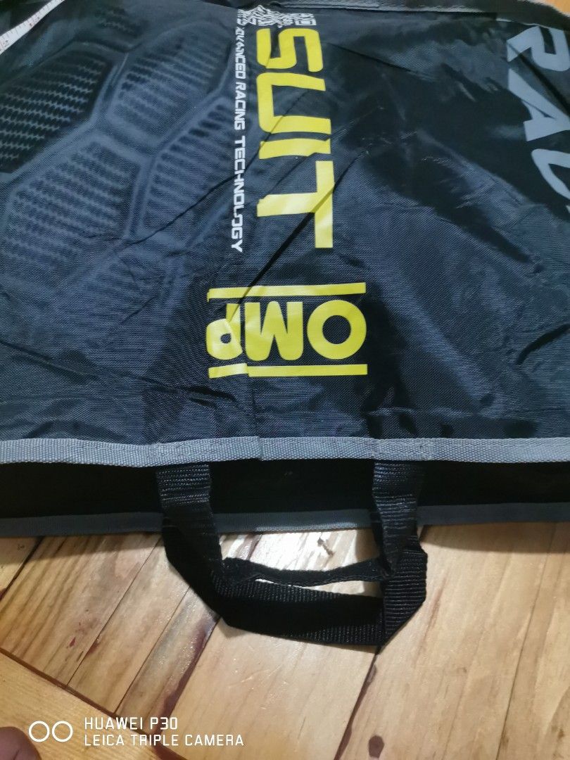 OMP Racing Race Suit Carry Bag in black, Men's Fashion, Bags, Belt bags