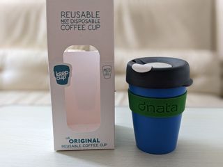 Reusable TWIZZ Travel Cup, Black, 350mL