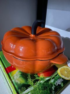 Our Table Pumpkin Dutch Oven Enameled Cast Iron