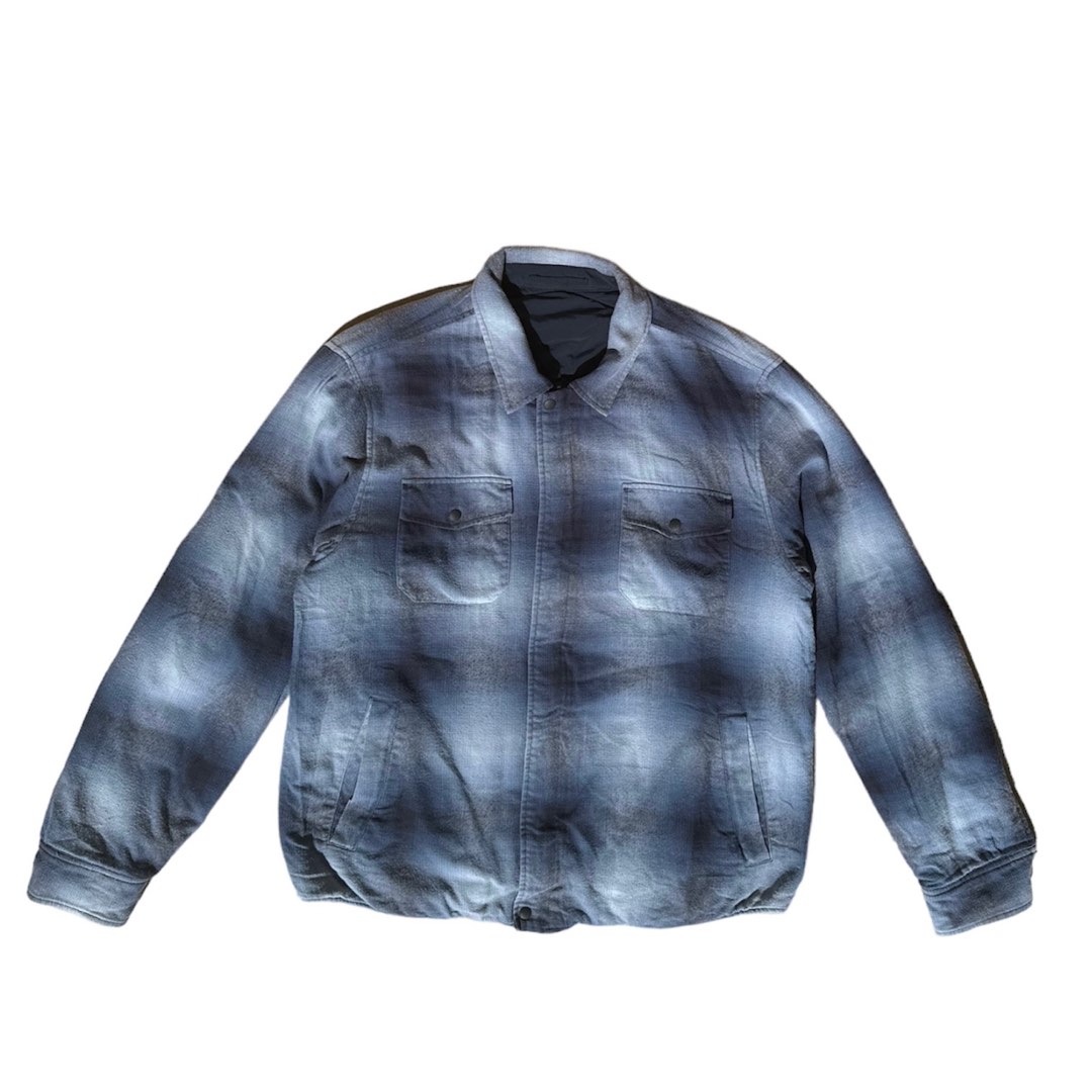 OUTERKNOWN BLUE FLANNEL JACKET, Men's Fashion, Coats, Jackets and
