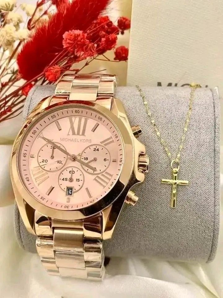 MICHAEL KORS FOSSIL CHRONO WATCH PAWNABLE | Shopee Philippines