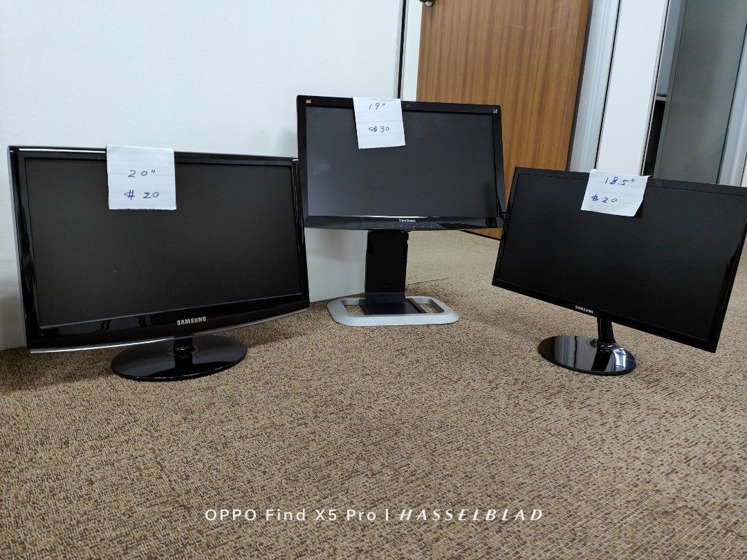 PC monitors & CPU and TV, Computers & Tech, Parts & Accessories