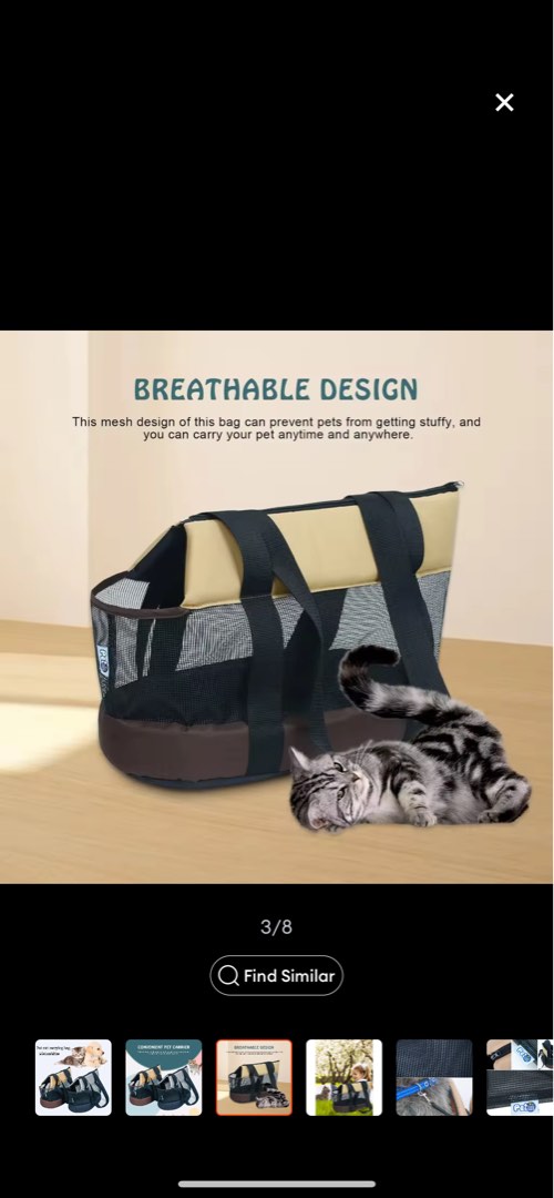 PET DOG BREATHABLE SHOULDER BAG MEDIUM DOG CARRIER Pet Supplies