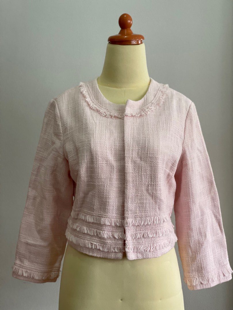 Pink Karl Lagerfeld Tweed Jacket