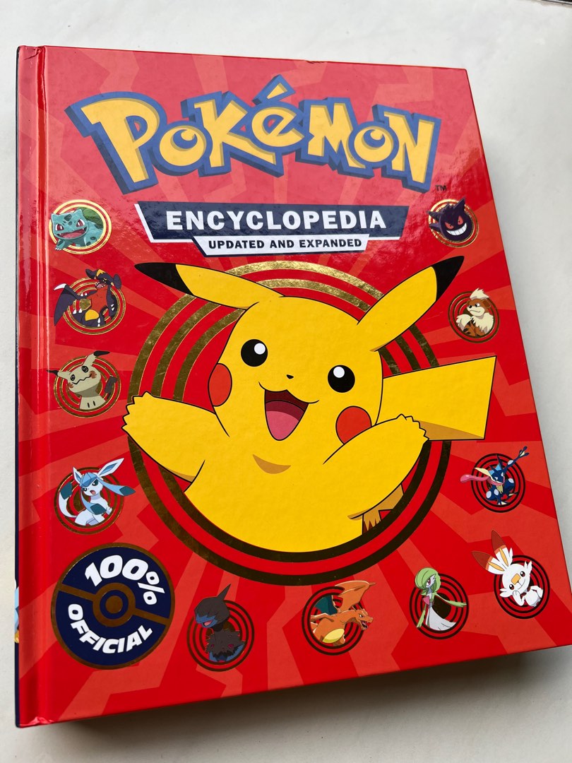 Pokémon Encyclopedia: Updated and Expanded hardcover for only $20, Hobbies  & Toys, Books & Magazines, Children's Books on Carousell