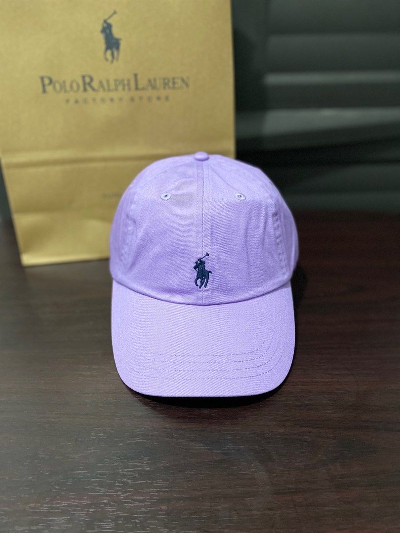 Polo Ralph Lauren cap in light purple with pony logo
