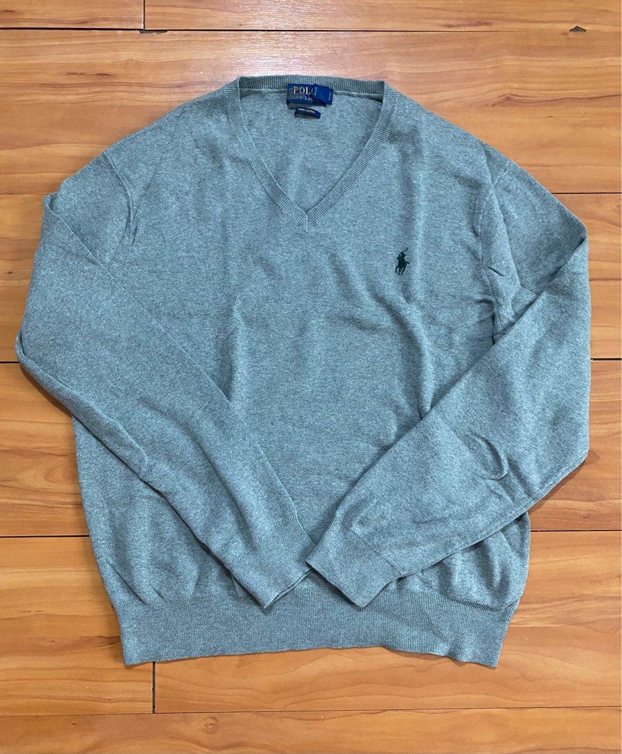 Polo RL Sweater (Category: Coats, Jackets and Outerwear) located in Quezon City. Submitted by lemonjuicebox (Listing ID 1256878554, Image 1). Description: Polo RL Sweater Large Width 24 Length 24 Boxy fit No issues.