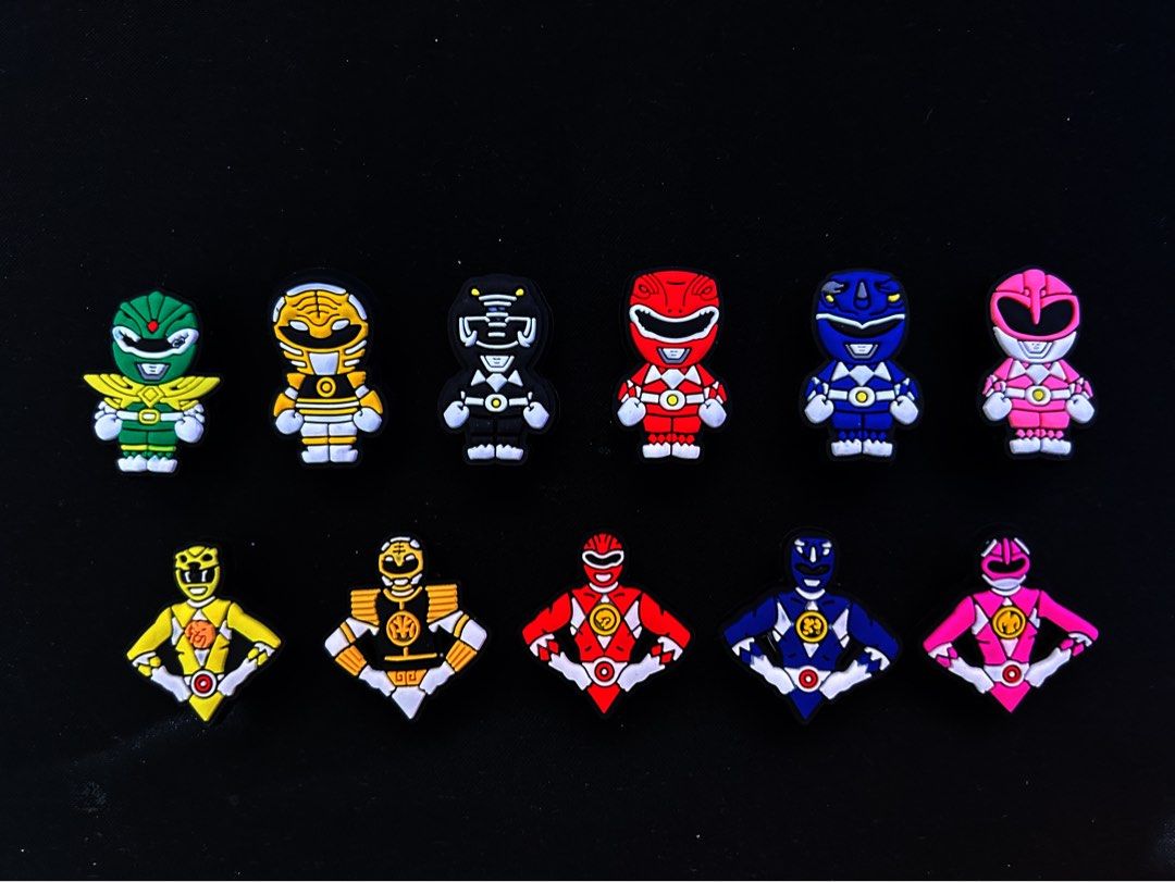 Power Rangers Jibbitz (2), Men's Fashion, Footwear, Shoe inserts