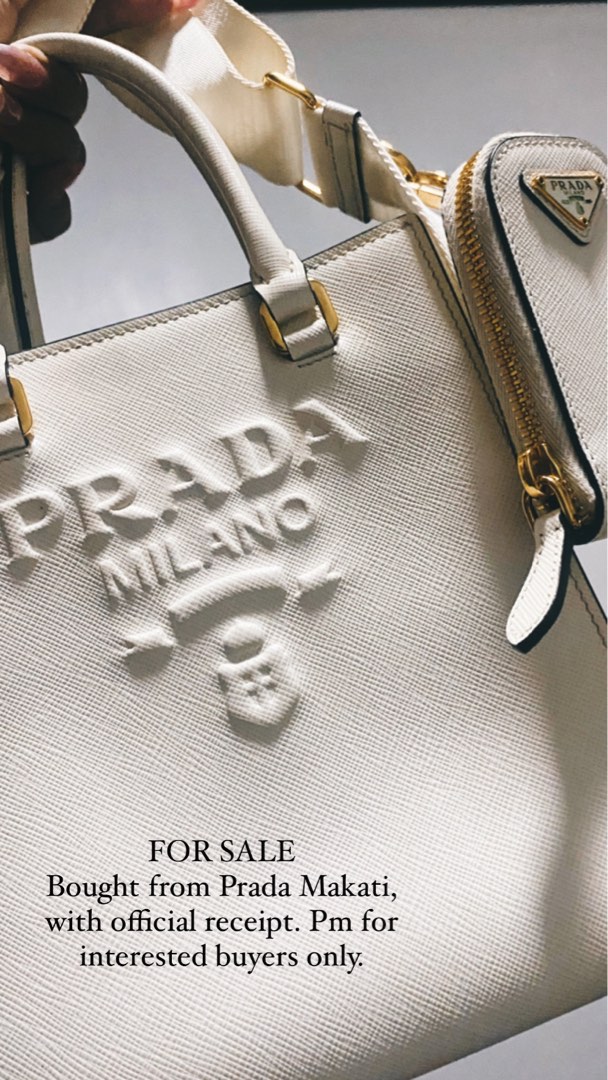 Prada Small Panier Saffiano Leather Bag - Farfetch