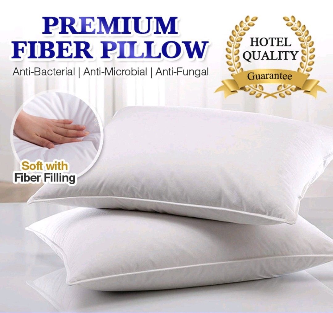 Premium Hotel Microfiber Pillow 1400g Fiber soft pillow Brand