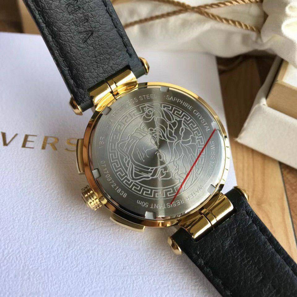 Versace aion chronograph gold best sale