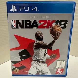 PS4 Games - NBA 2K18 - Kyrie Irving Cover - R3 English - Sports Basketball - Used
