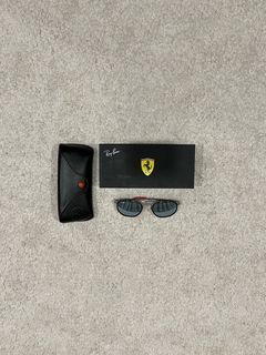 Ray Ban Ferrari Scuderia Wayfarer Red Sunglasses