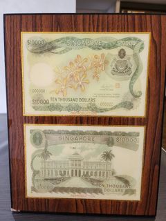 Reproduction of $10,000 Orchid Series