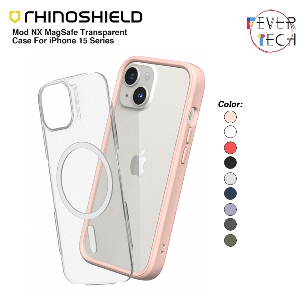 Rhinoshield Mod NX MagSafe iPhone 15 Plus Vert - MPB0129615 