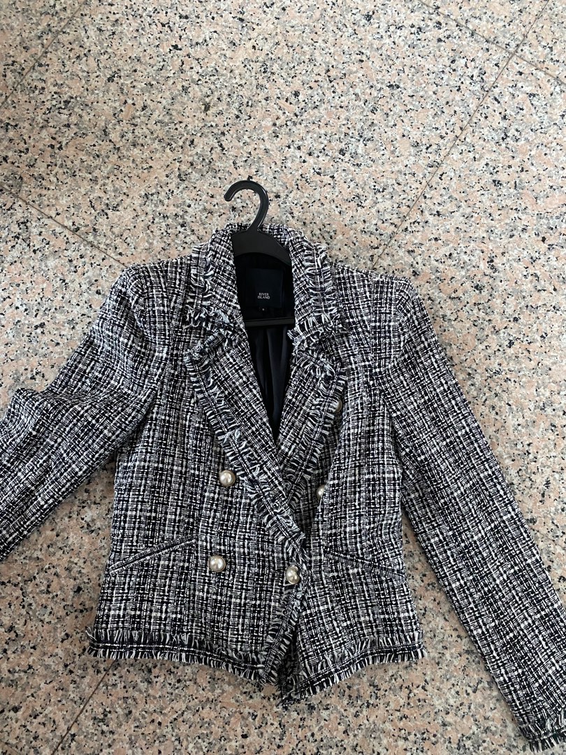 River island tweed sale jacket
