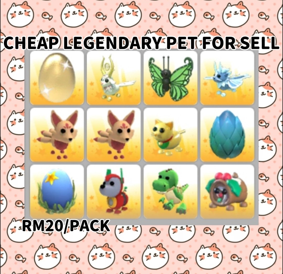 legendary adopt me pets✨, Video Gaming, Gaming Accessories, Game Gift Cards  & Accounts on Carousell