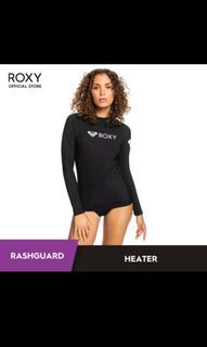 Roxy Women Heater Long Sleeve Thermal Rashguard - Anthracite