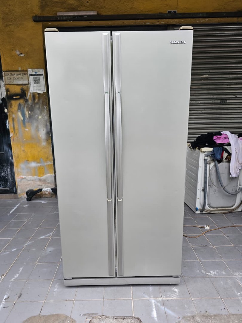 Samsung 2 side by side doors refrigerator 504 litres fridge peti ais