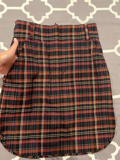 Sandro plaid skirt