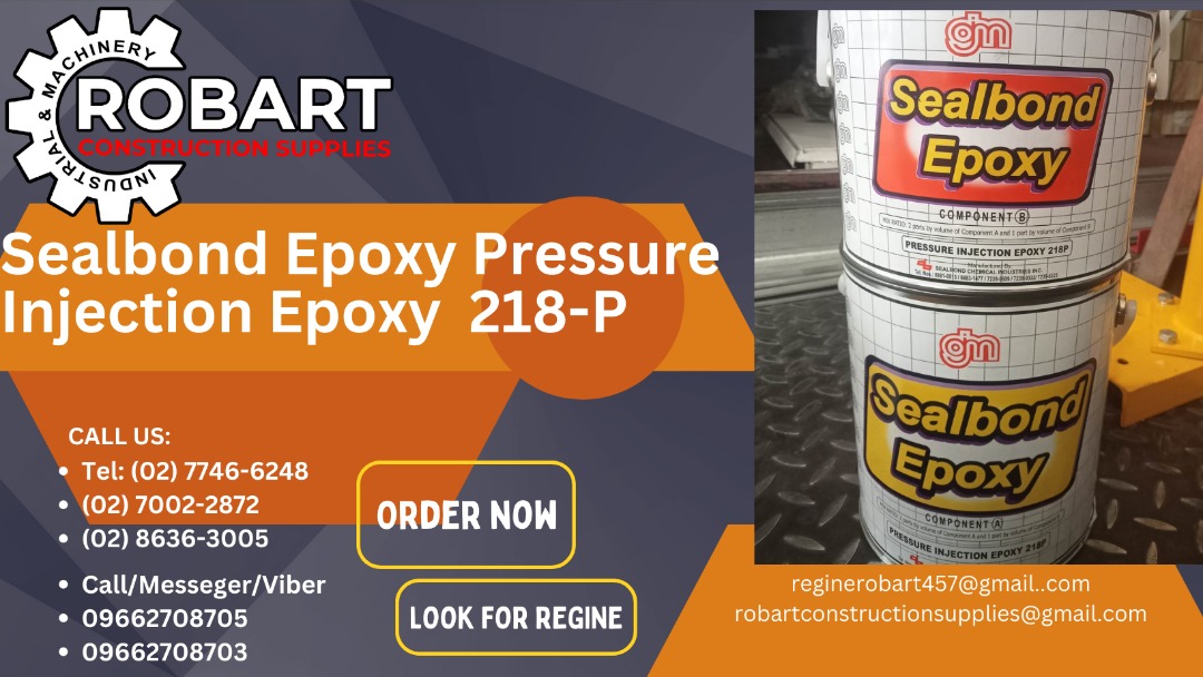 Sealbond Epoxy Pressure Injection Epoxy 218P, Commercial & Industrial, Construction Tools