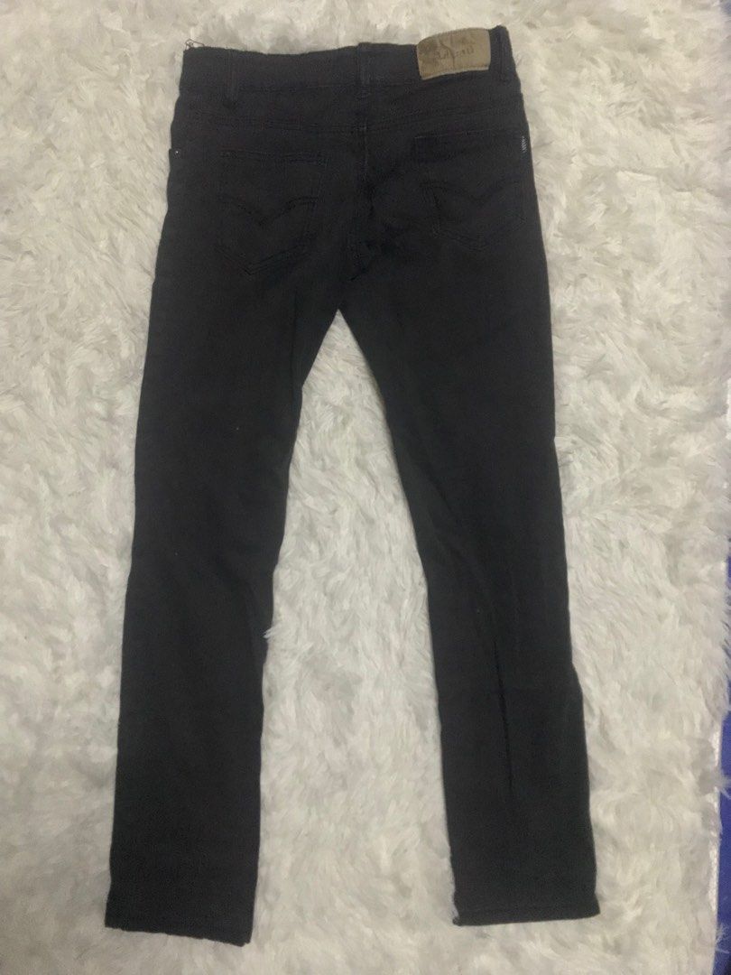 Seluar slack sale hitam slim fit