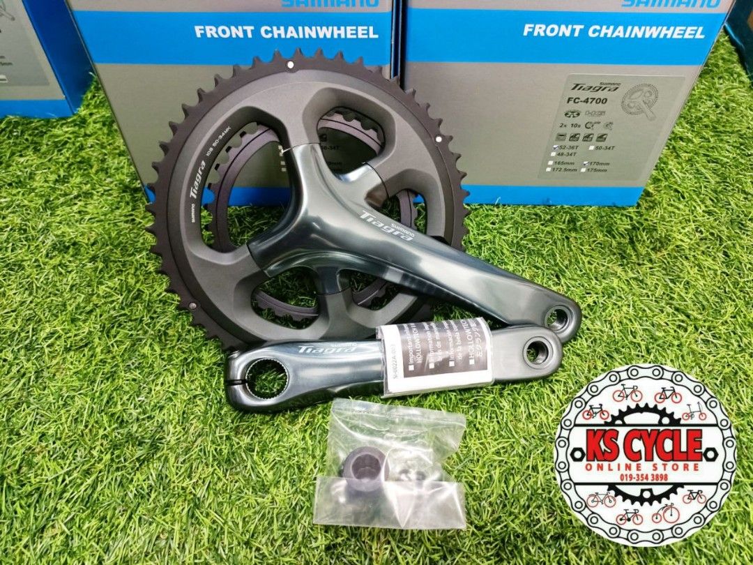 Shimano Tiagra 4700 Crankset Sports Equipment Bicycles Parts