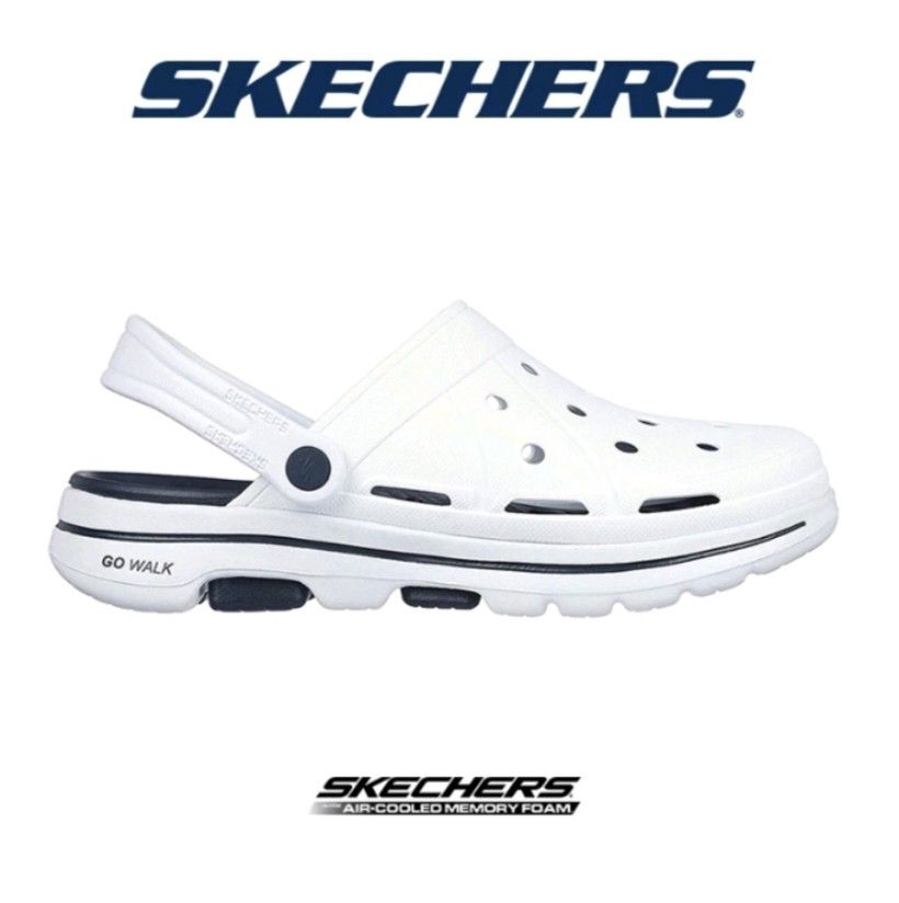 Skechers go discount walk mens white
