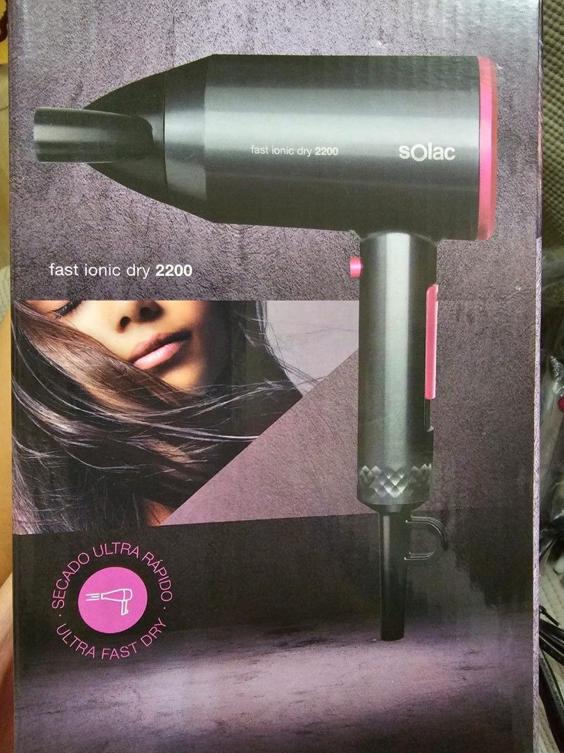 Secador plegable solac hair hotsell & go ionic 1800