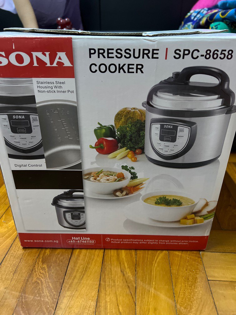 Sona pressure cooker TV Home Appliances Kitchen Appliances Other Kitchen Appliances on Carousell