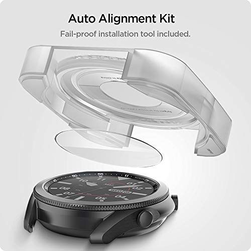 Galaxy Watch 6 (44mm) Screen Protector, Spigen [GlasTR EZ FIT] 2 Pack