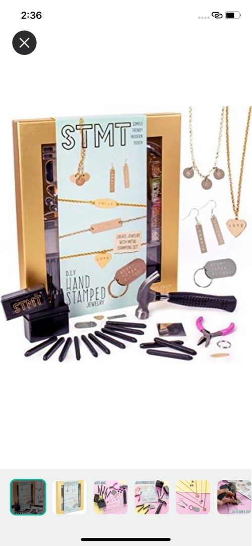 Stmt Diy Hand Stamped Metal Jewelry Kit Stmt Hand Stamping Jewelry