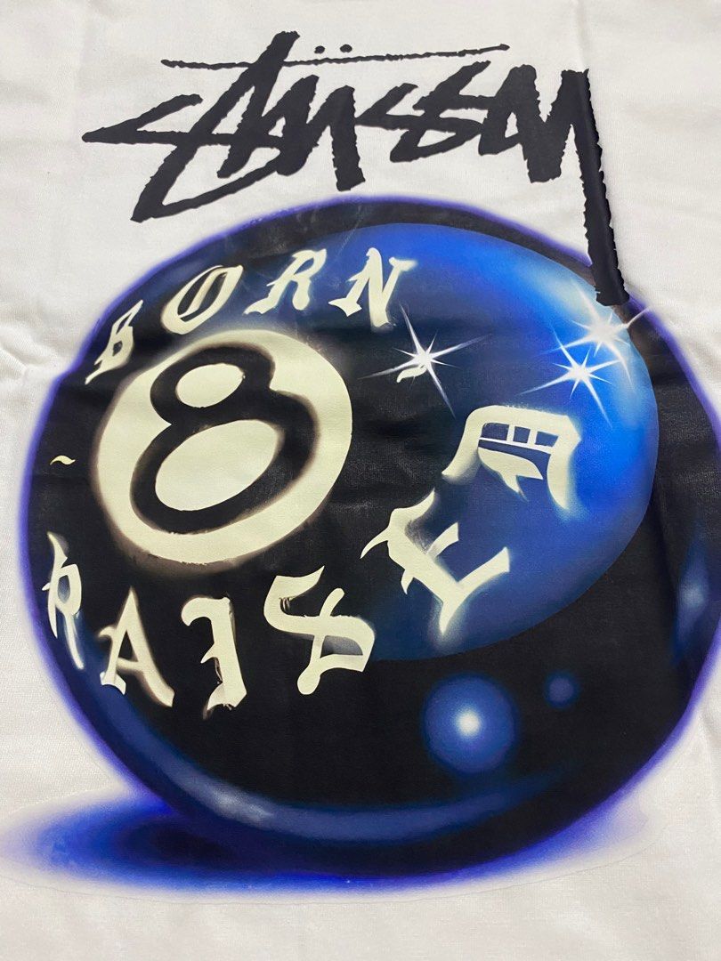 日本直営 Stussy Born x Raised 8 Ball Tee White M | artfive.co.jp