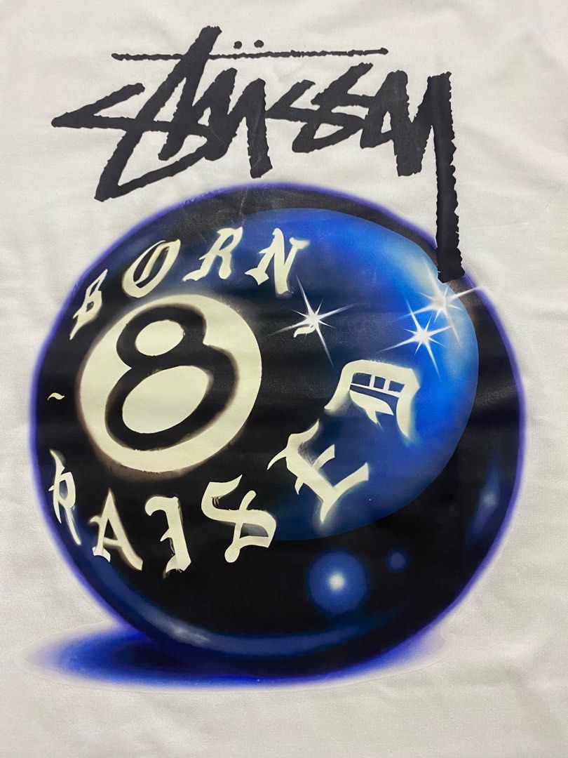 ❗️SALE❗️STUSSY&BORN X RAISED 8 BALL TEE L NEW Stussy x Born & Raised 8 Ball Tee Size Size Medium IN HAND