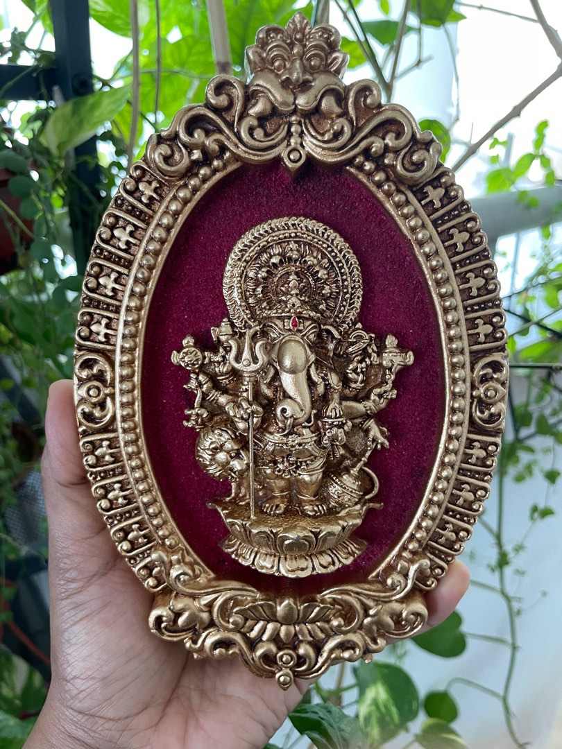 Subha Drishti Ganesha Wall Hanging decor, Hobbies & Toys, Memorabilia