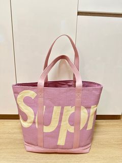 Supreme 20SS Raffia Purple Tote Bag