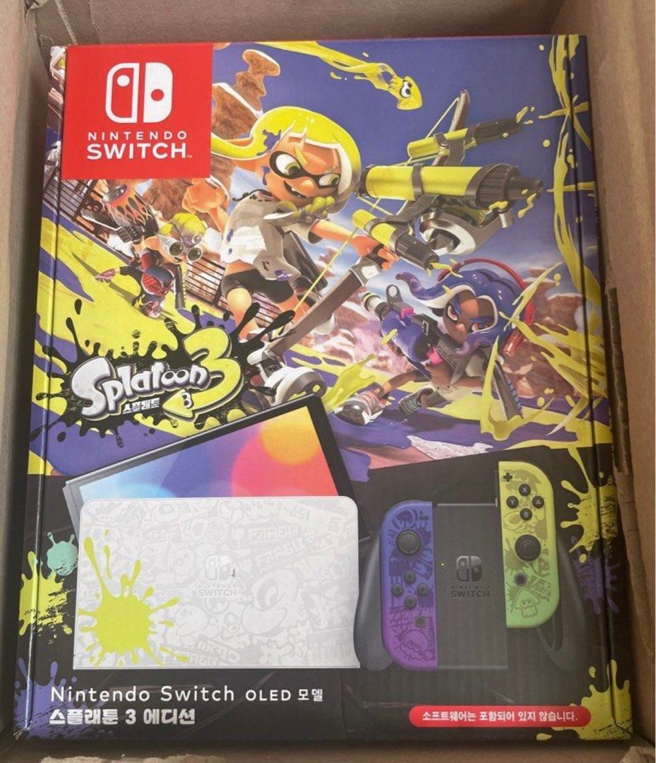 SWITCH OLED SPLATOON 3 EDITION, Video Gaming, Video Games, Nintendo on ...