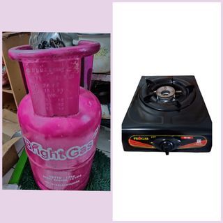 Tabung Gas 12 kg (masih isi sedikit) dan Kompor Progas 1 tungku