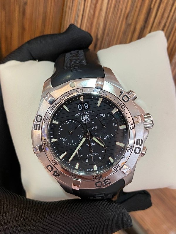 TAG HEUER AQUARACER CHRONOGRAPH REF CAF101E 43MM QUARTZ YEAR 2013