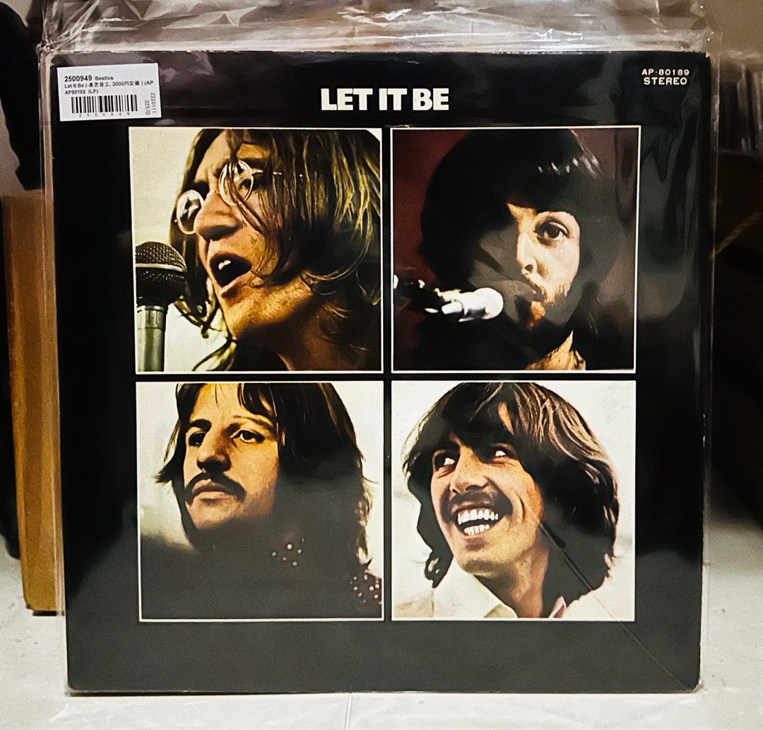 The Beatles Let It Be LP Vinyl Records Plaka, Hobbies & Toys, Music ...