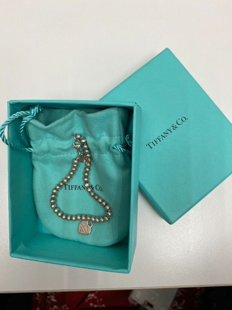 Tiffany ball chain store bracelet