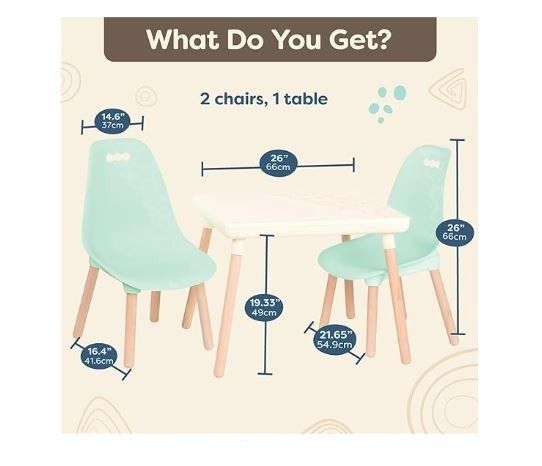 TP B. Spaces by Battat Kids Furniture Set 1 Craft Table 2