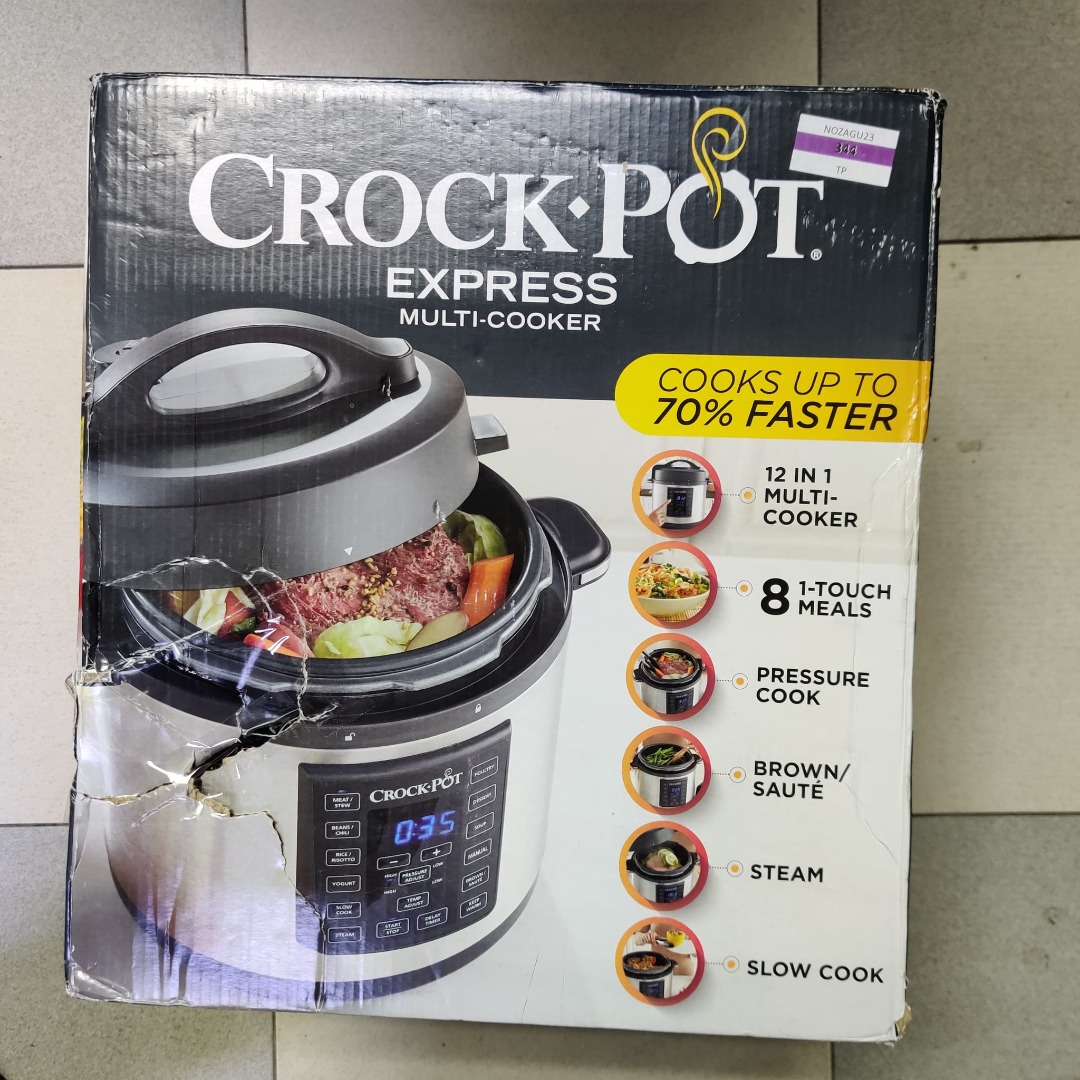 TPCrockPot Express Pressure Cooker CSC051, 12in1 Programmable Multi