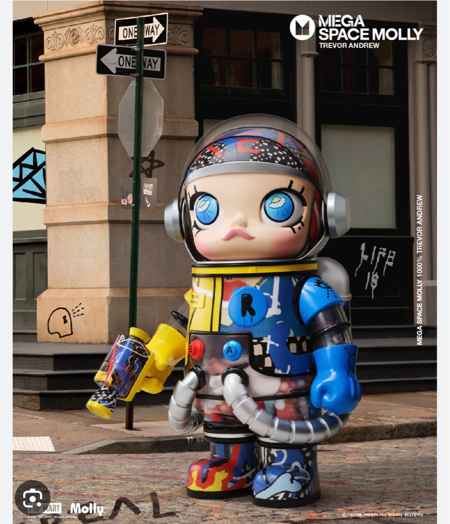 MEGA SPACE MOLLY 400% Trevor andrew 2.0 ポップマート SPACE MOLLY