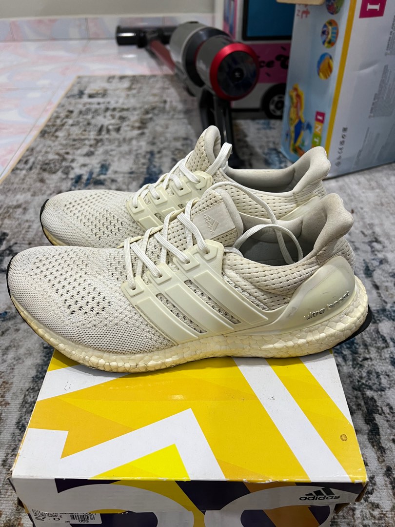 Adidas ultra boost 4.0 triple white yellow deals