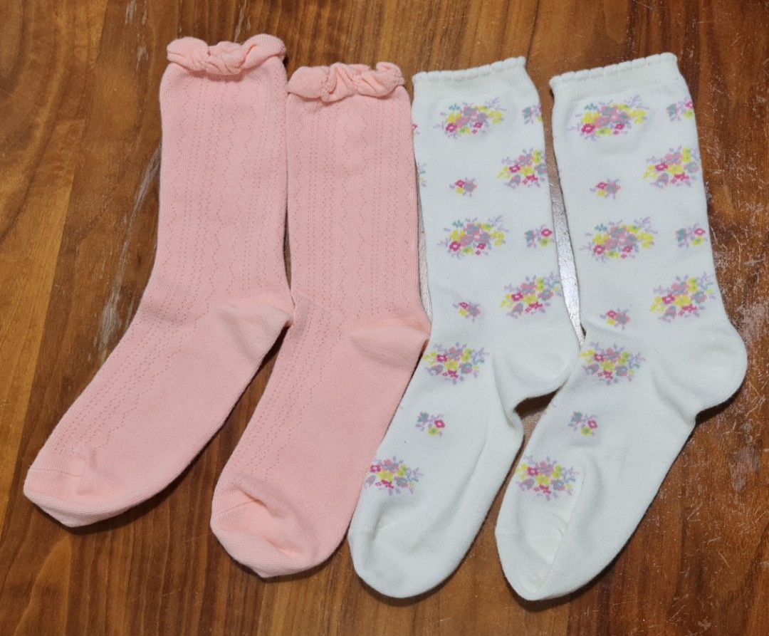 Uniqlo long socks Babies Kids Babies Kids Fashion on Carousell