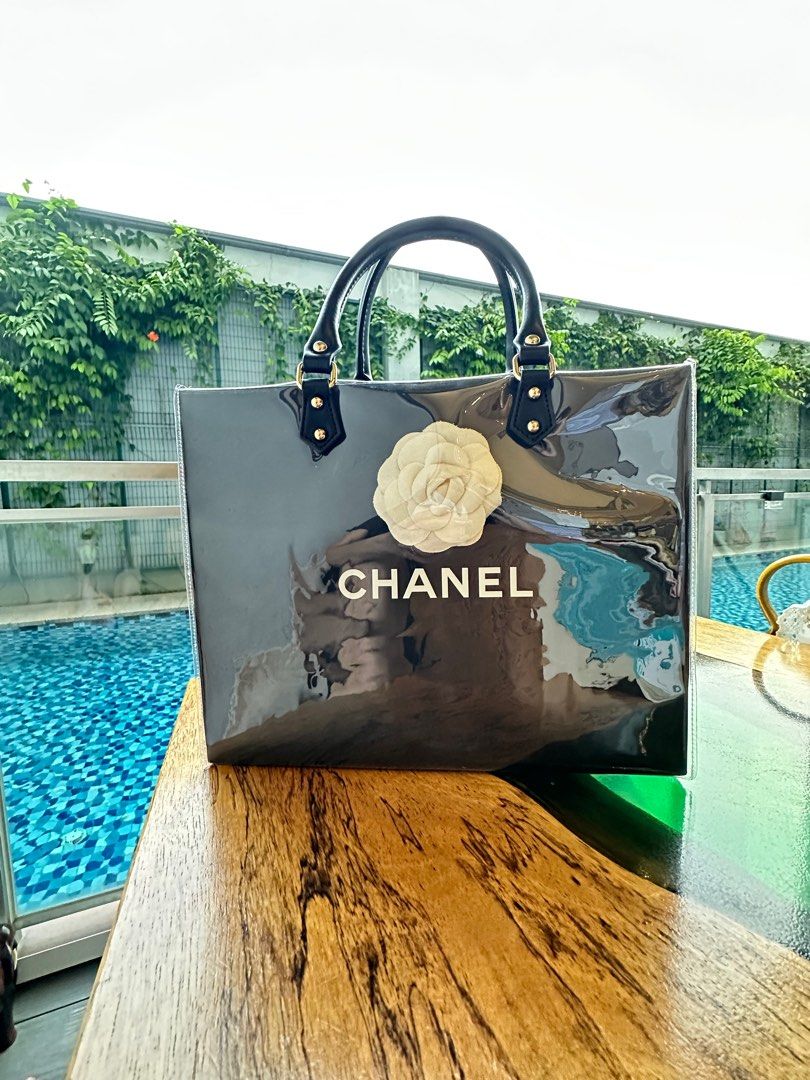 Upcycle authentic Chanel paper bag, Luxury, Bags & Wallets on Carousell